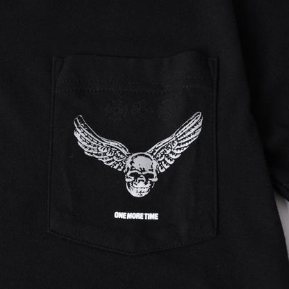 Chrome Hearts Yungblud Aerosmith Joe Foti Black Short Sleeve T-Shirt — view 4