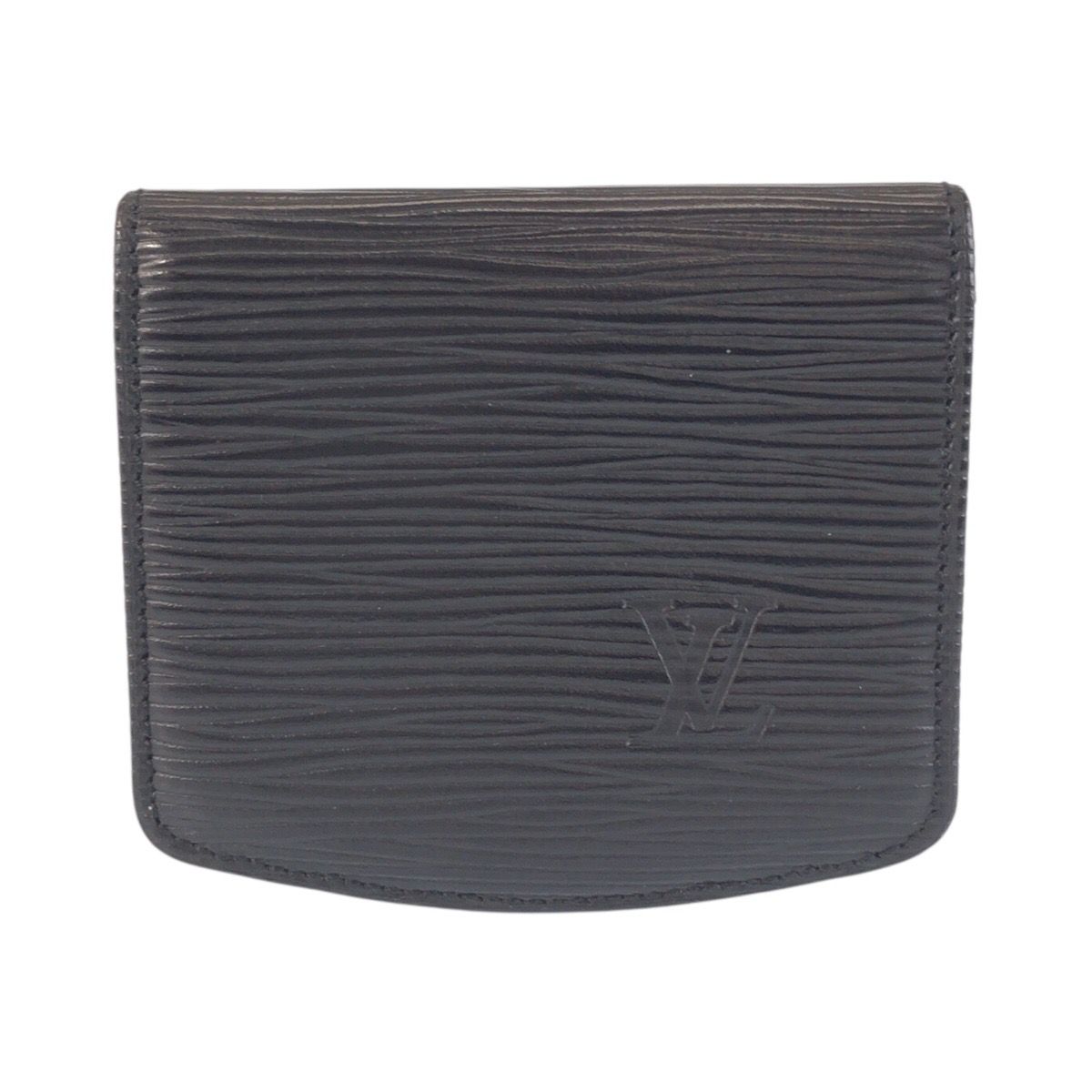 Louis Vuitton Epi Cuvette Spruce Black Leather Coin Purse