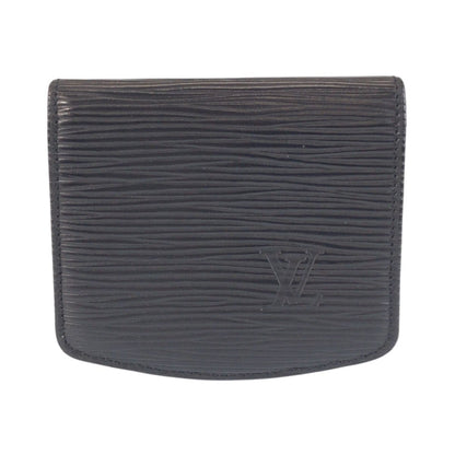 Louis Vuitton Epi Cuvette Spruce Black Leather Coin Purse