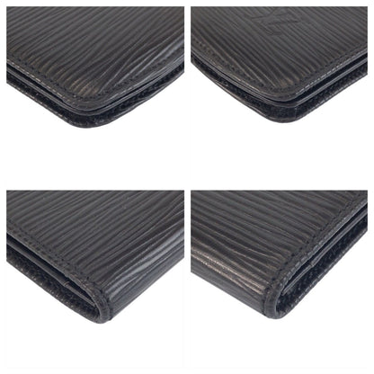 Louis Vuitton Epi Cuvette Spruce Black Leather Coin Purse — view 3