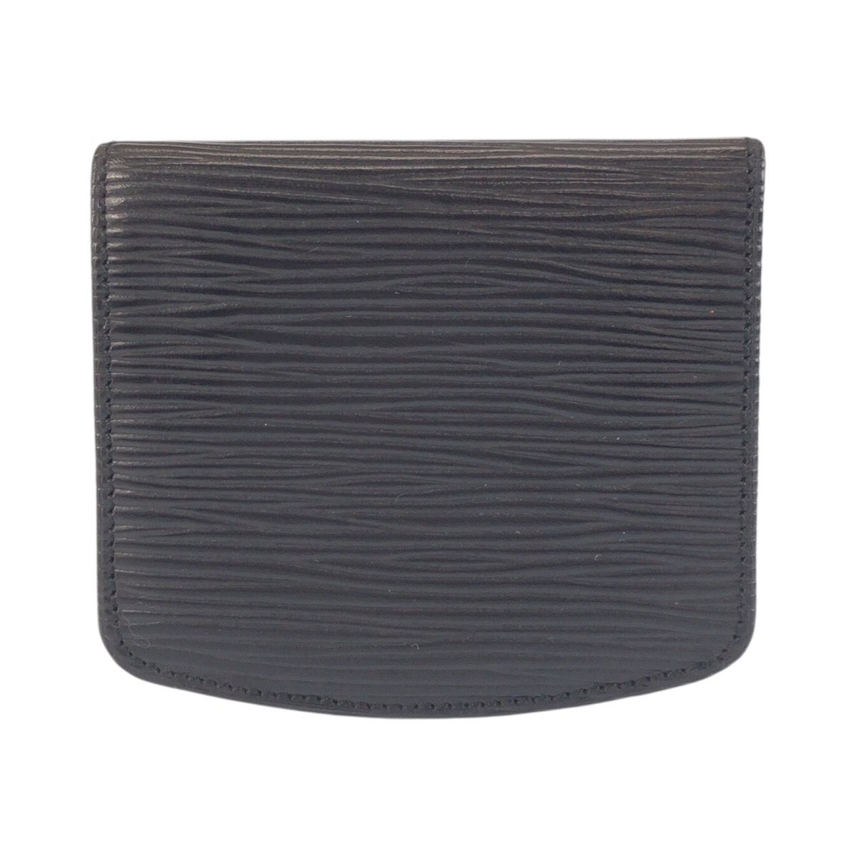 Louis Vuitton Epi Cuvette Spruce Black Leather Coin Purse — view 2