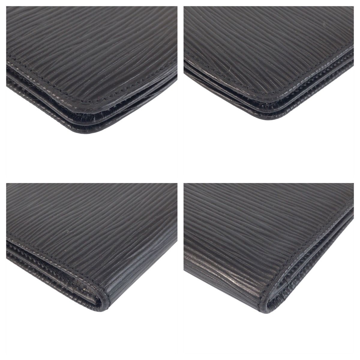 Louis Vuitton Epi Cuvette Spruce Black Leather Coin Purse — view 4