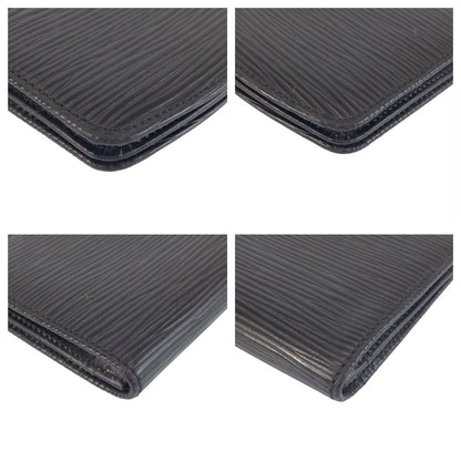 Louis Vuitton Epi Cuvette Spruce Black Leather Coin Purse — view 4