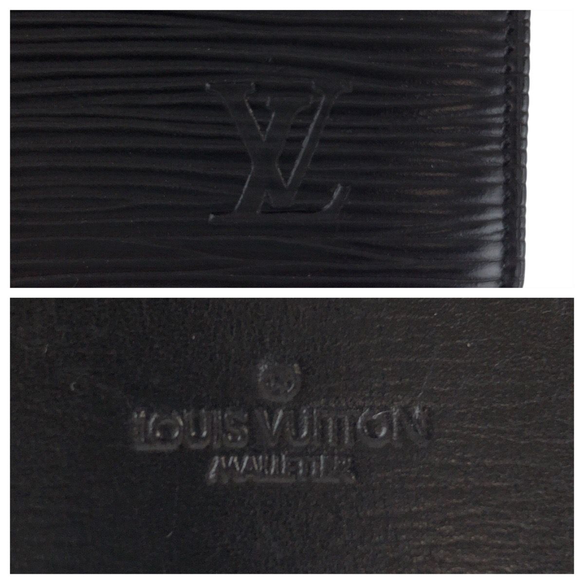 Louis Vuitton Epi Cuvette Spruce Black Leather Coin Purse — view 5