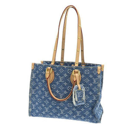 Louis Vuitton Monogram Denim On The Go MM Remix Tote