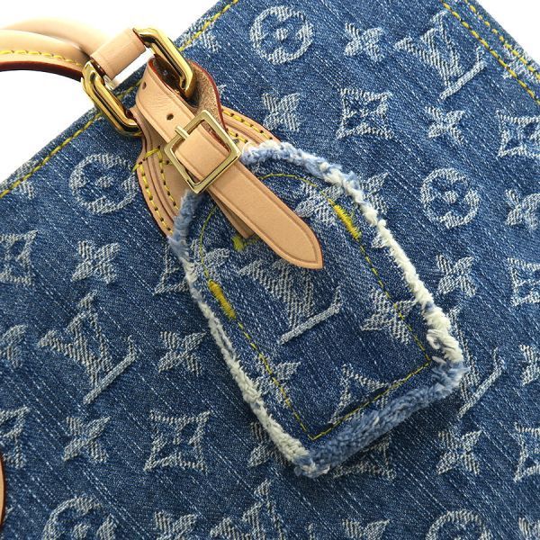Louis Vuitton Monogram Denim On The Go MM Remix Tote — view 6