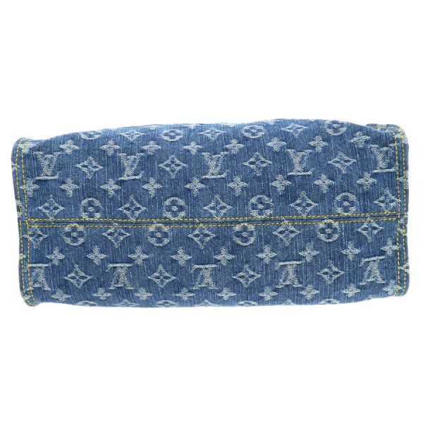 Louis Vuitton Monogram Denim On The Go MM Remix Tote — view 4