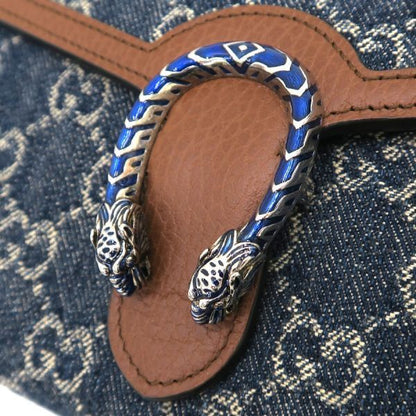 Gucci Dionysus Chain Shoulder Bag Blue — view 4