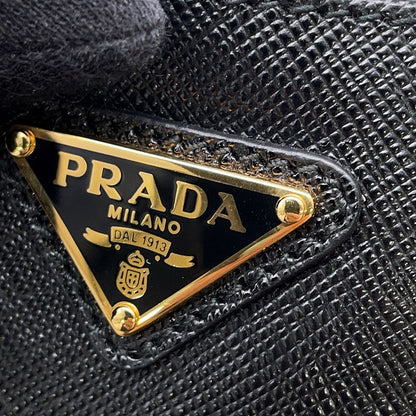 Prada Shoulder Bag Re Edition Saffiano Leather 2-Way Black — view 7