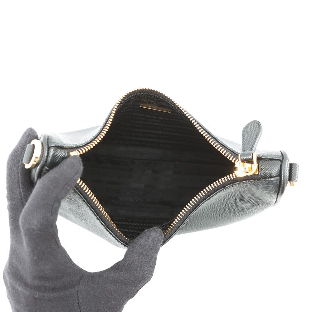 Prada Shoulder Bag Re Edition Saffiano Leather 2-Way Black — view 6