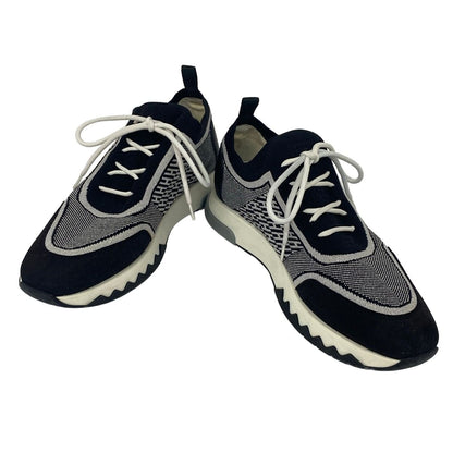 Hermes Sneakers 36.5 Addict Black Light Gray White — view 2