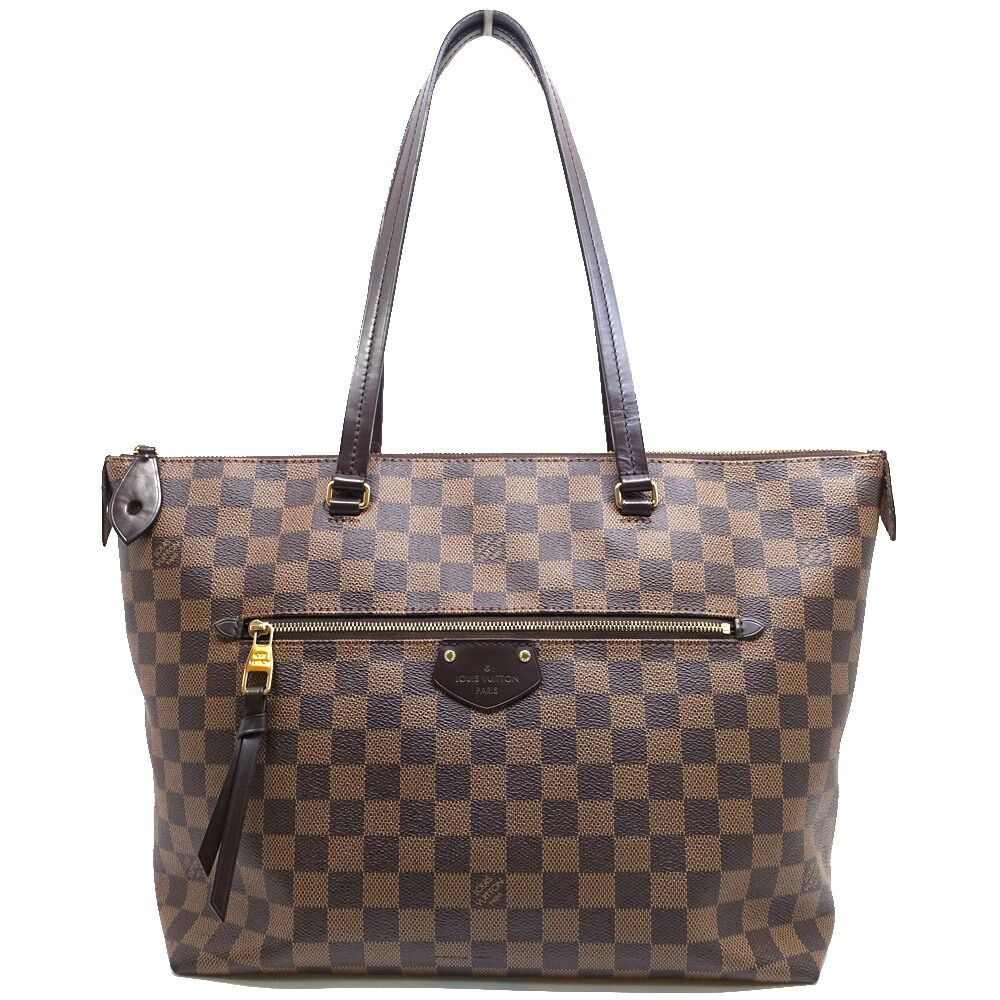 Louis Vuitton Jena MM Damier Brown Gold Shoulder Bag