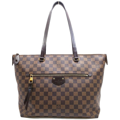 Louis Vuitton Jena MM Damier Brown Gold Shoulder Bag