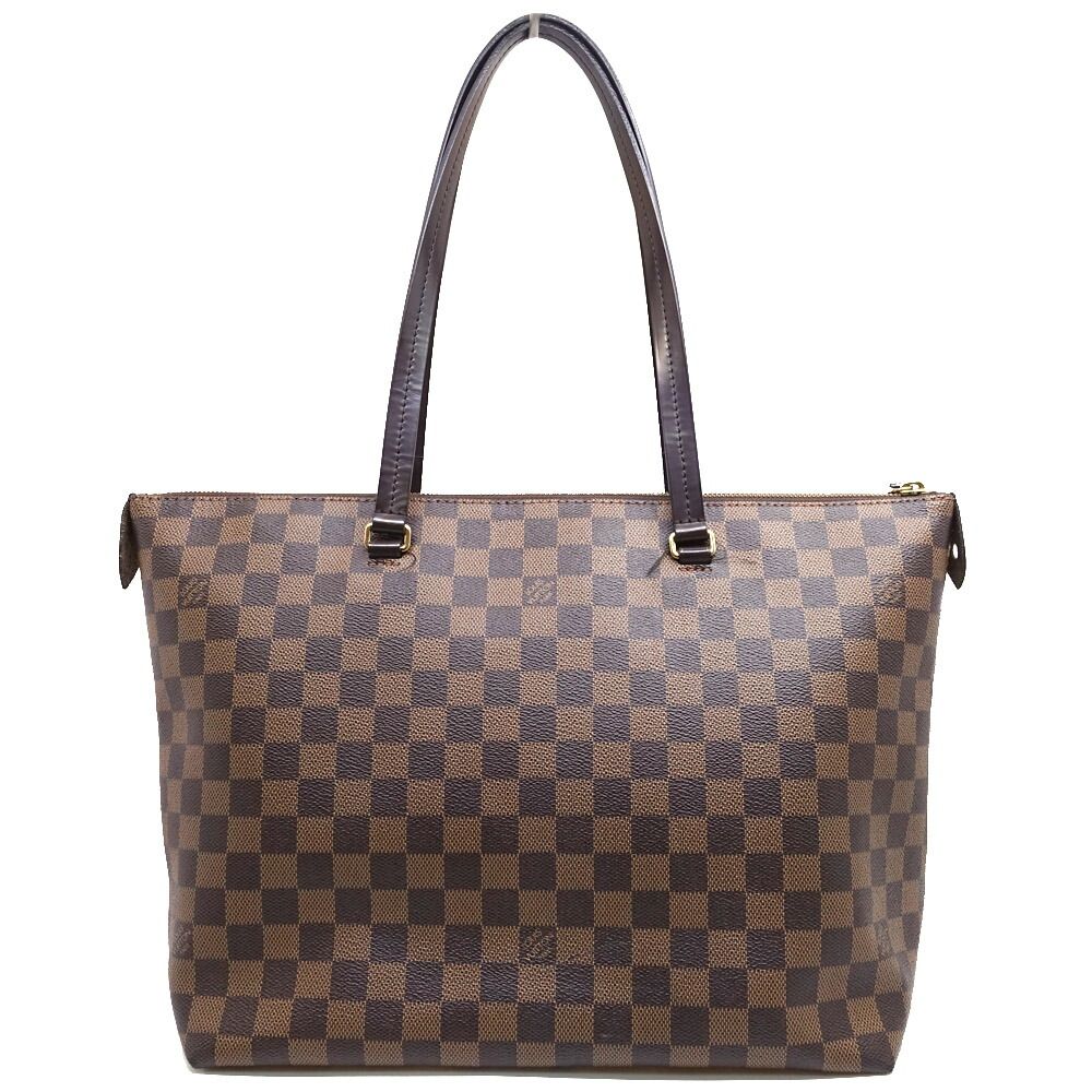Louis Vuitton Jena MM Damier Brown Gold Shoulder Bag — view 2