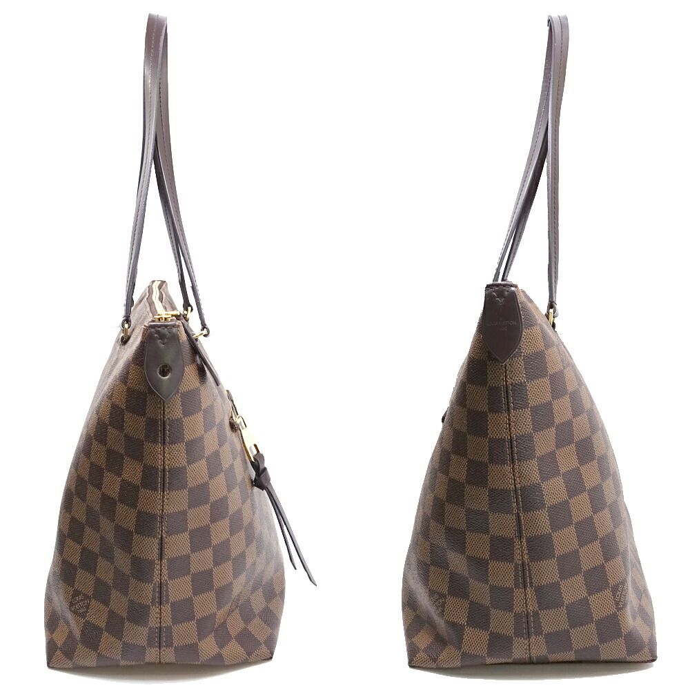 Louis Vuitton Jena MM Damier Brown Gold Shoulder Bag — view 3