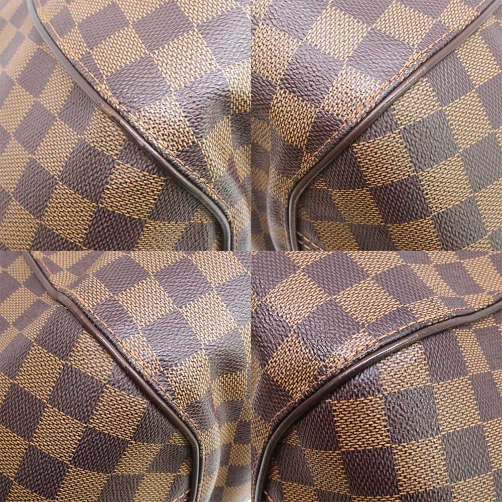 Louis Vuitton Sistine GM Damier Brown Gold Shoulder Bag — view 5