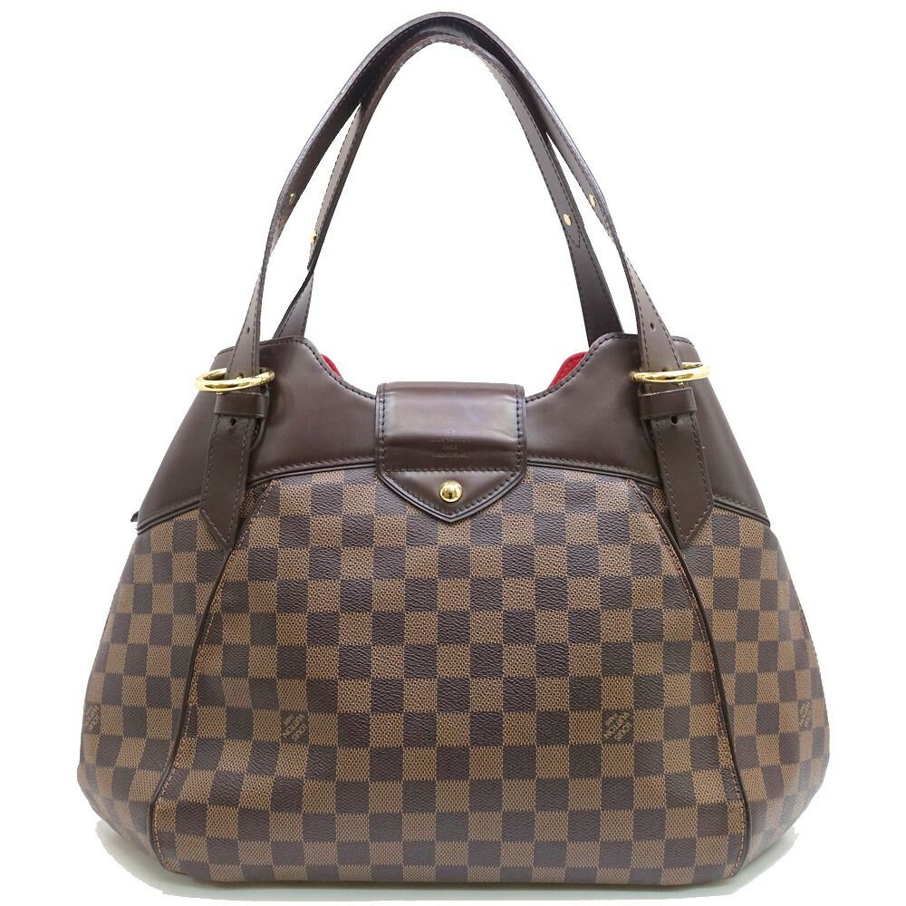 Louis Vuitton Sistine GM Damier Brown Gold Shoulder Bag — view 2