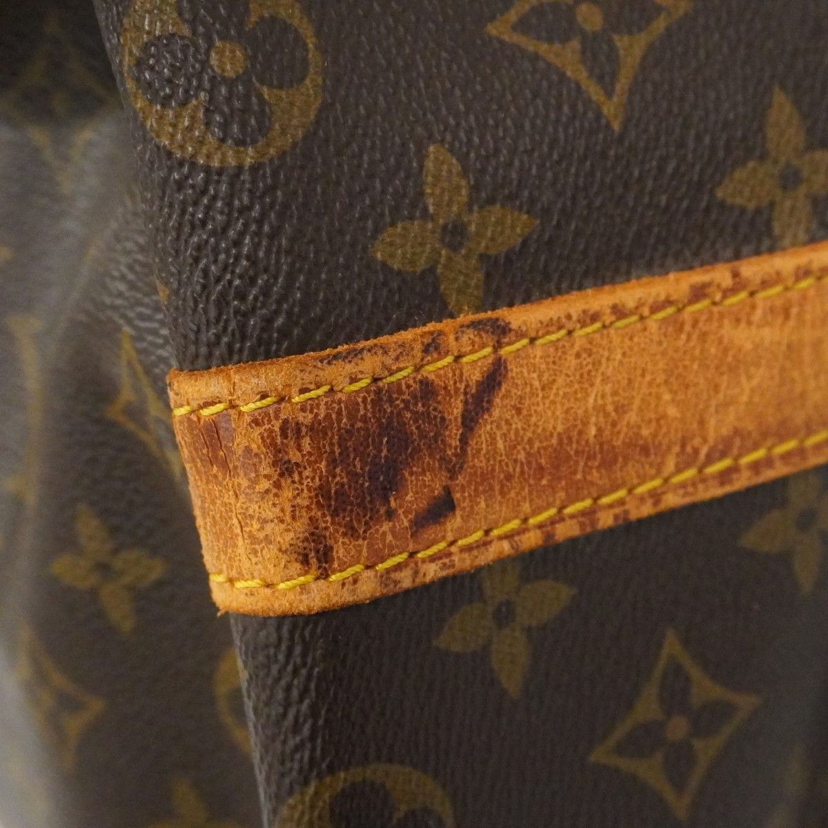 Louis Vuitton Boston Bag Monogram Keepall Bandouliere 50 Brown — view 7