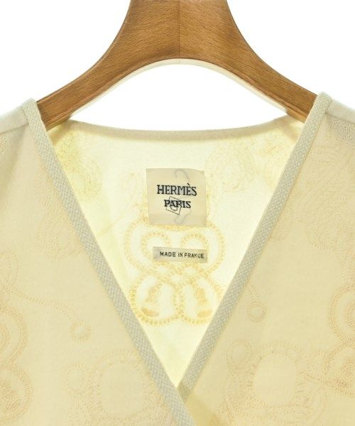Hermes Collarless Jacket Ivory — view 5