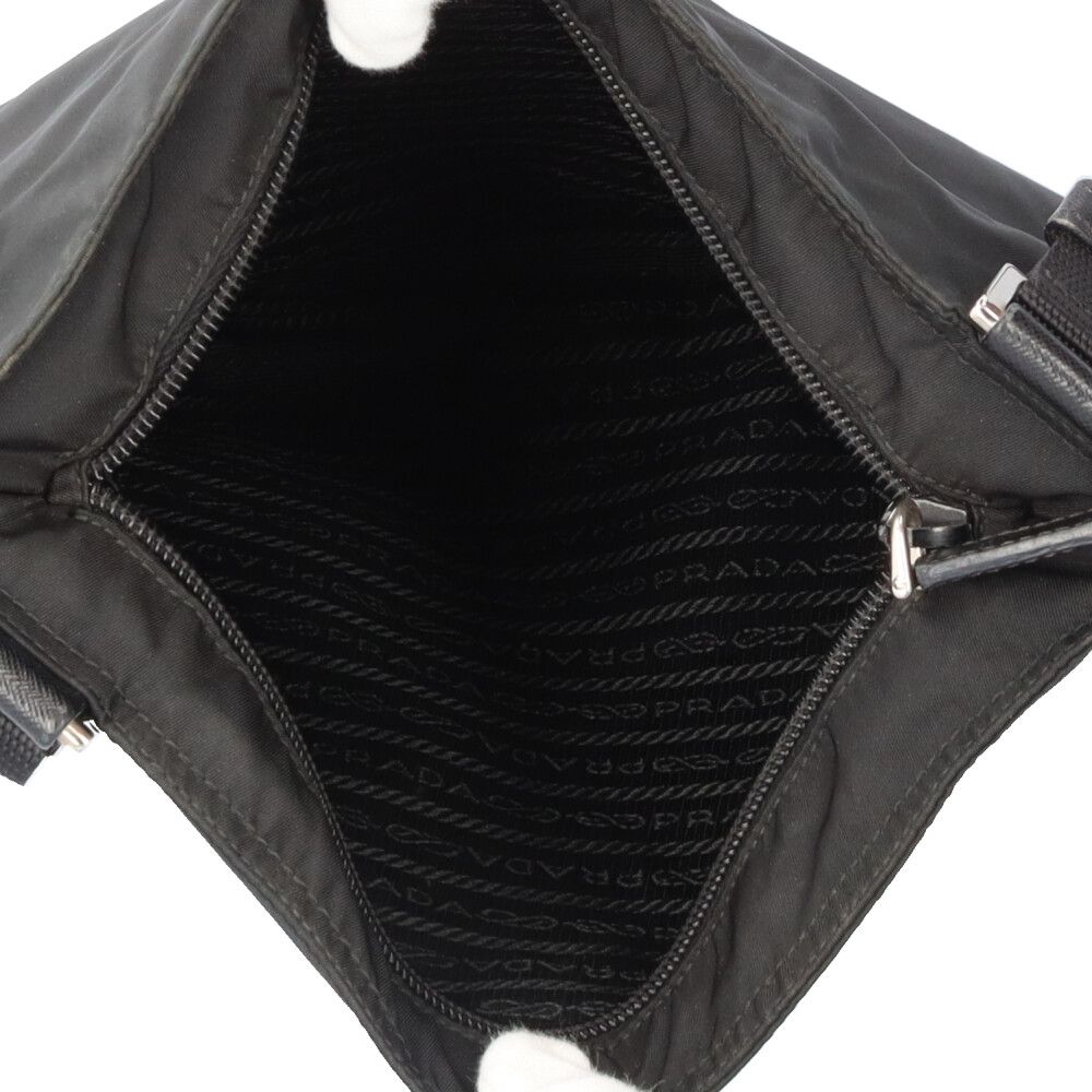 Prada Shoulder Bag Nylon Black — view 7