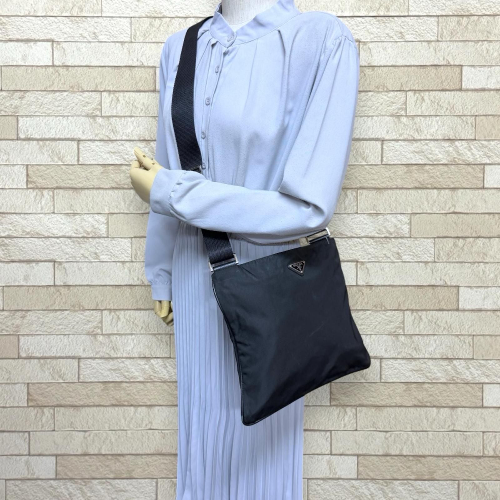 Prada Shoulder Bag Nylon Black — view 2