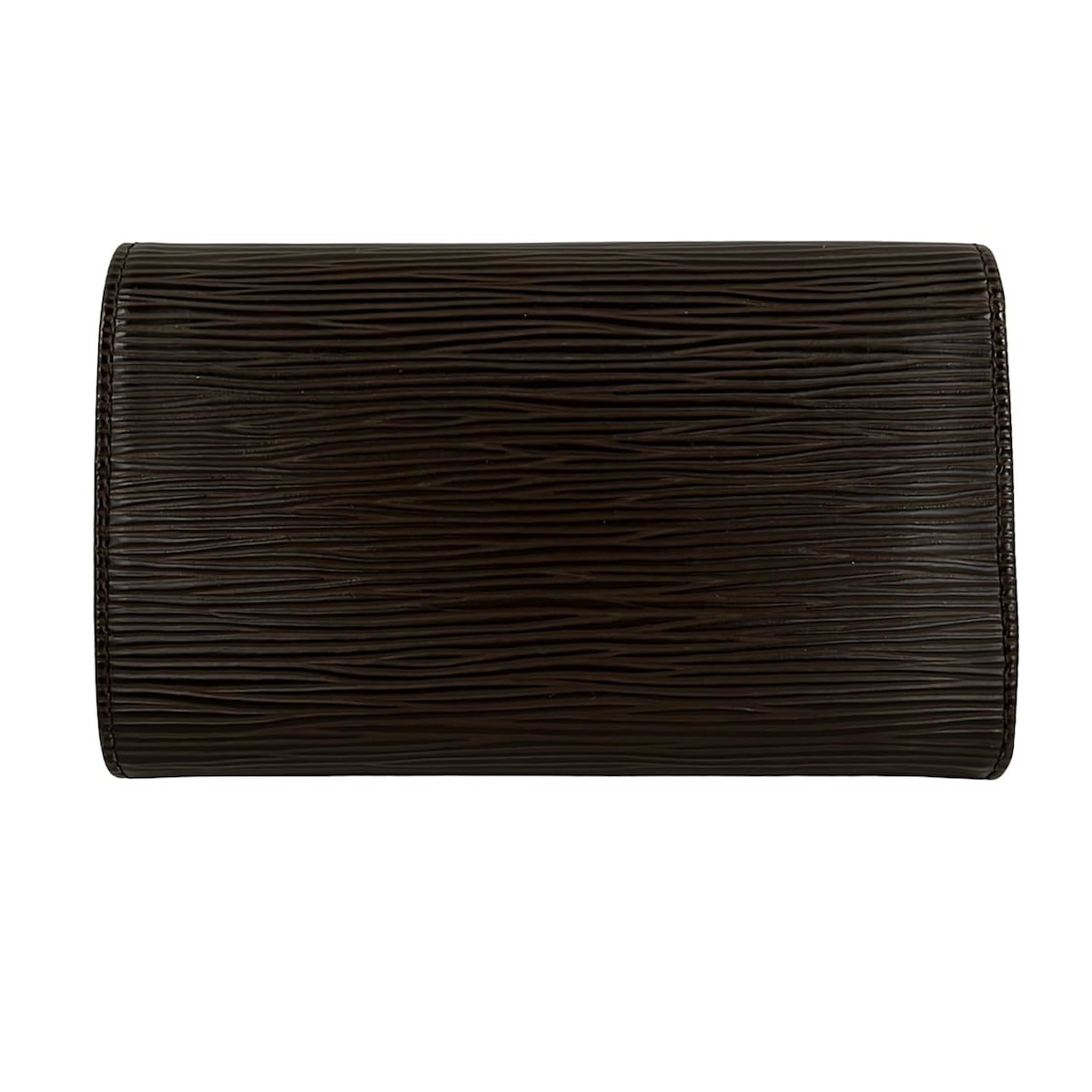 Louis Vuitton Bifold Wallet Epi Porte-Monnaie Viennois Tresor Mocha Leather — view 2
