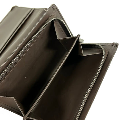 Louis Vuitton Bifold Wallet Epi Porte-Monnaie Viennois Tresor Mocha Leather — view 5