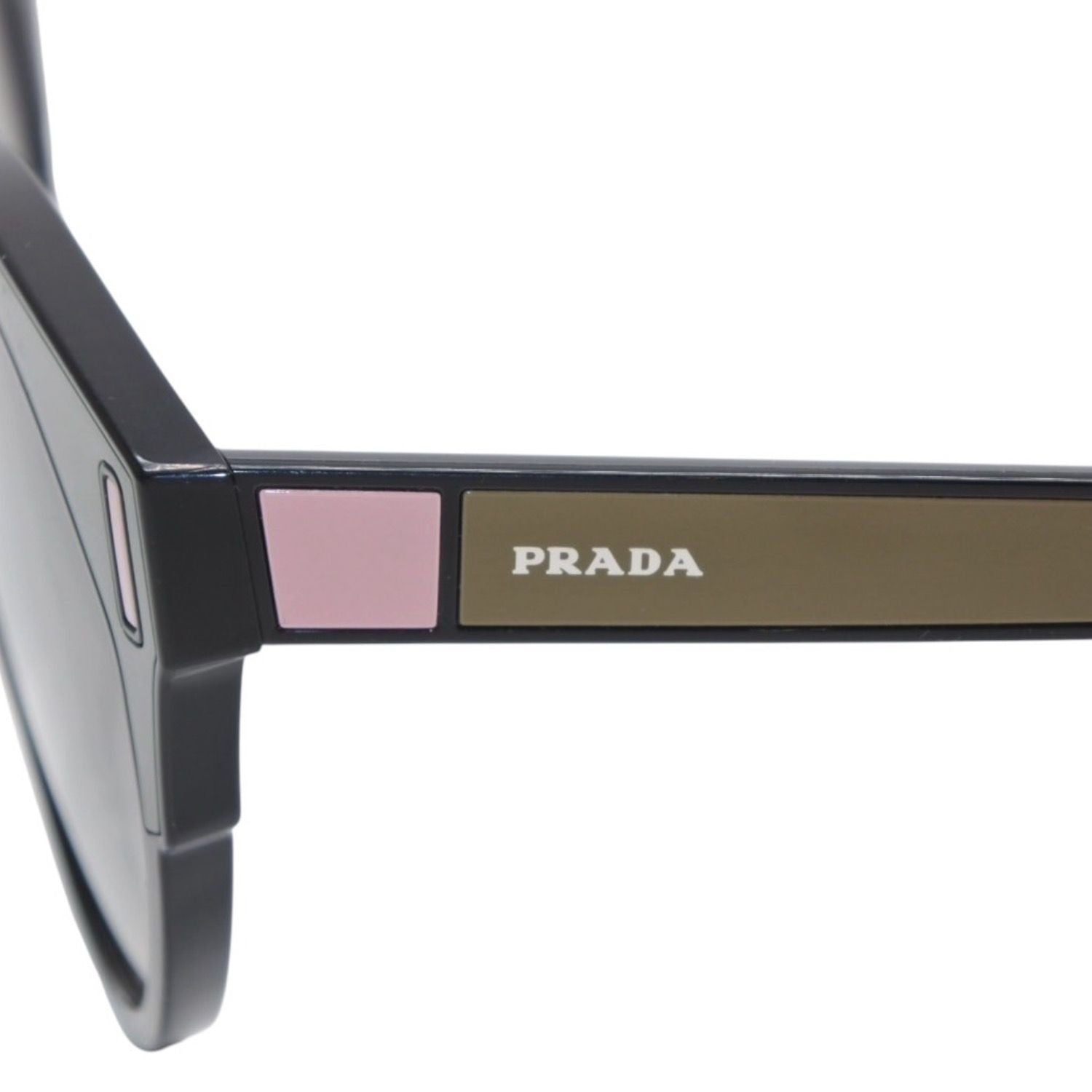 Prada Sunglasses 53 22 Eyewear Black Green — view 8
