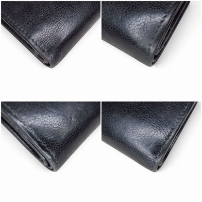 Prada Bifold Wallet Triangle Plate Leather Black — view 4