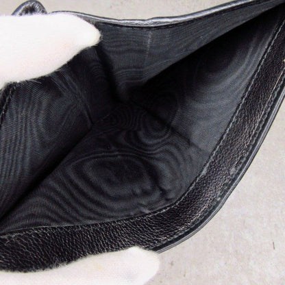 Prada Bifold Wallet Triangle Plate Leather Black — view 8