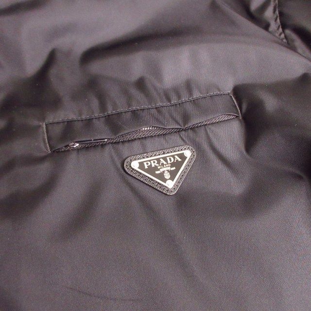 Prada Hooded Re-Nylon Jacket Black 54 XL — view 3