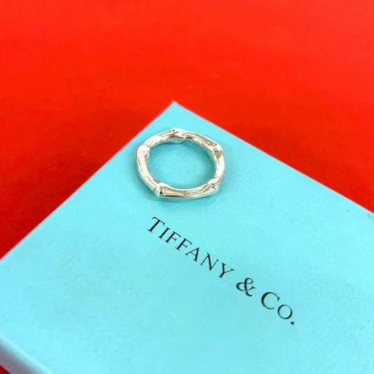 Tiffany & Co Bamboo 925 Sterling Silver Ring