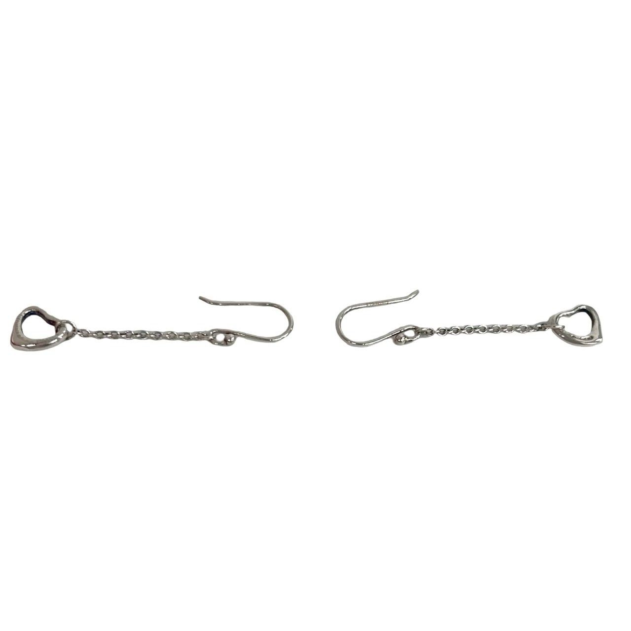 Tiffany & Co Open Heart Earrings 925 Sterling Silver — view 4