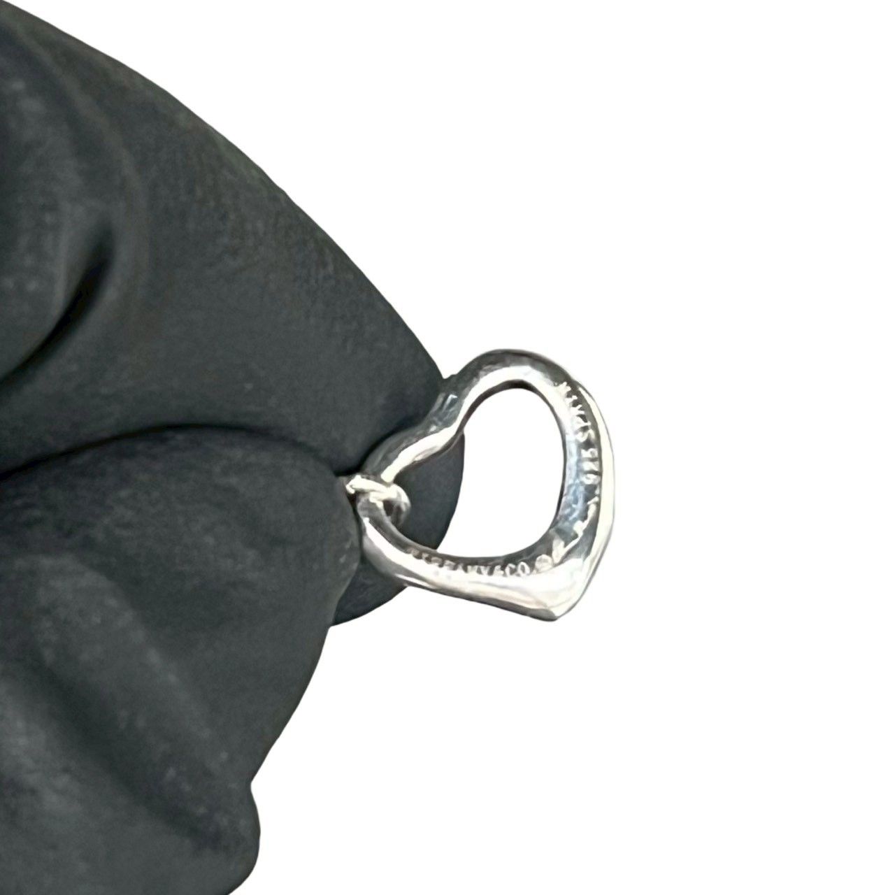 Tiffany & Co Open Heart Earrings 925 Sterling Silver — view 3