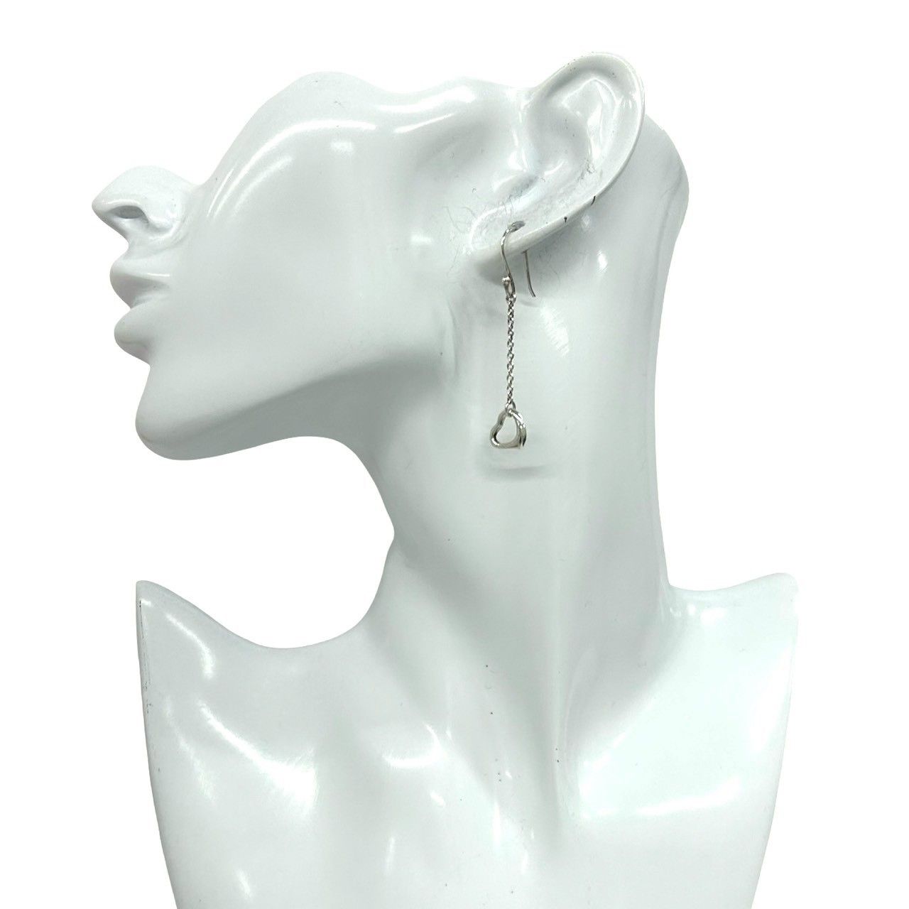 Tiffany & Co Open Heart Earrings 925 Sterling Silver — view 2