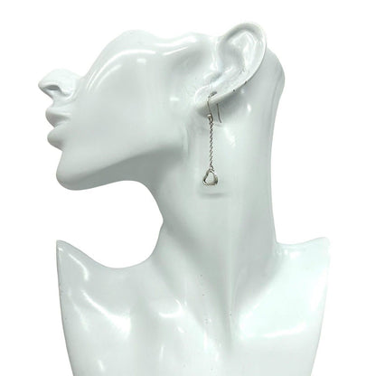Tiffany & Co Open Heart Earrings 925 Sterling Silver — view 2