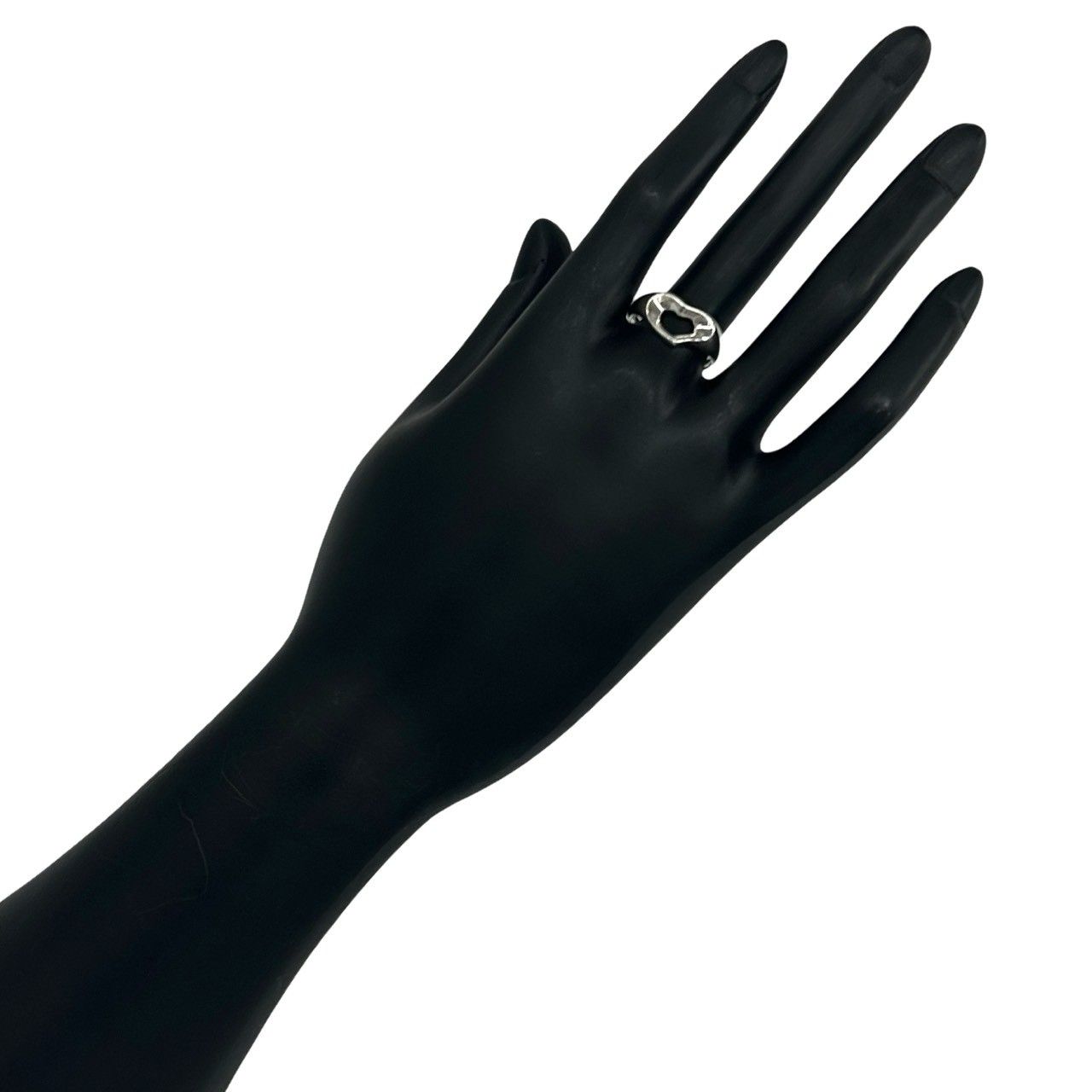 Tiffany & Co Open Heart Ring 925 Sterling Silver
