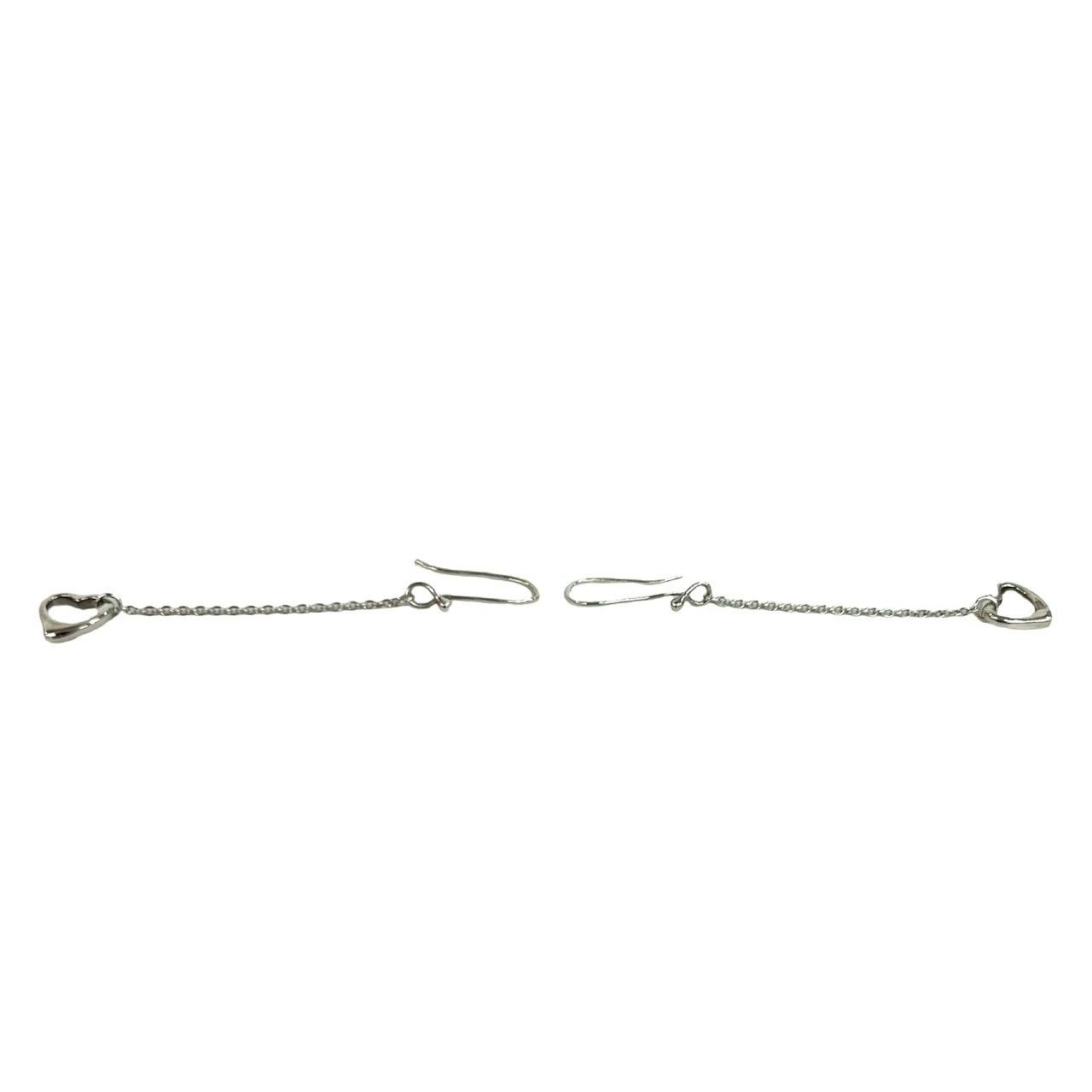 Tiffany & Co Open Heart Earrings 925 Sterling Silver — view 4