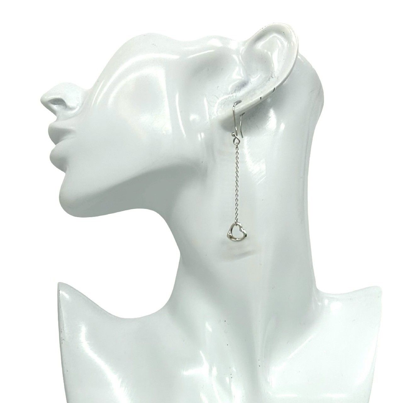 Tiffany & Co Open Heart Earrings 925 Sterling Silver — view 2