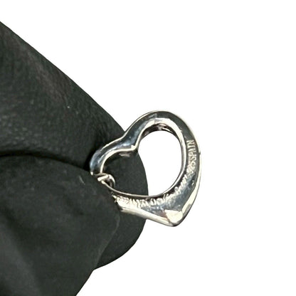 Tiffany & Co Open Heart Earrings 925 Sterling Silver — view 3