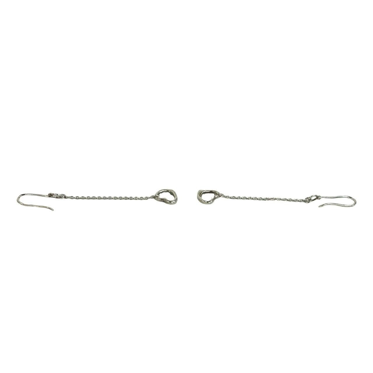 Tiffany & Co Open Heart Earrings 925 Sterling Silver — view 5