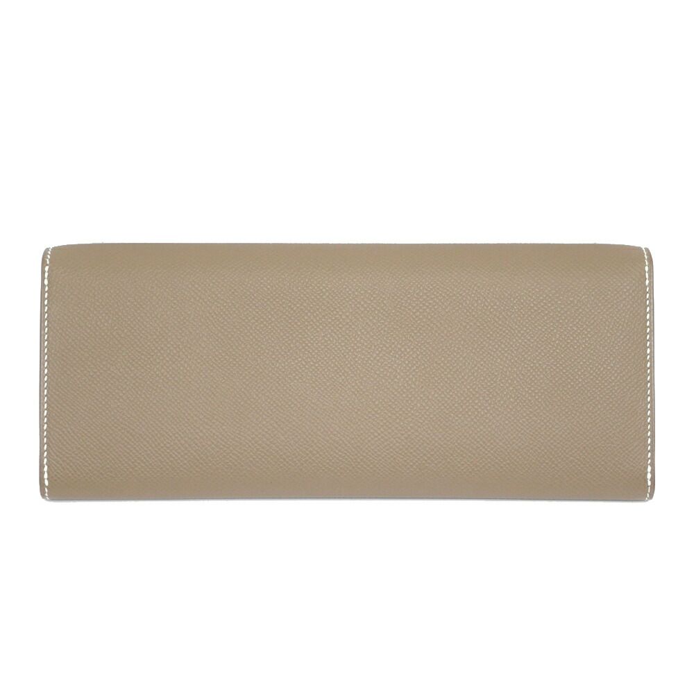 Hermes Chaine D'ancre to Go Epsom Etoupe Gold Wallet — view 3