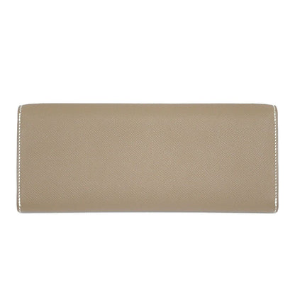 Hermes Chaine D'ancre to Go Epsom Etoupe Gold Wallet — view 3