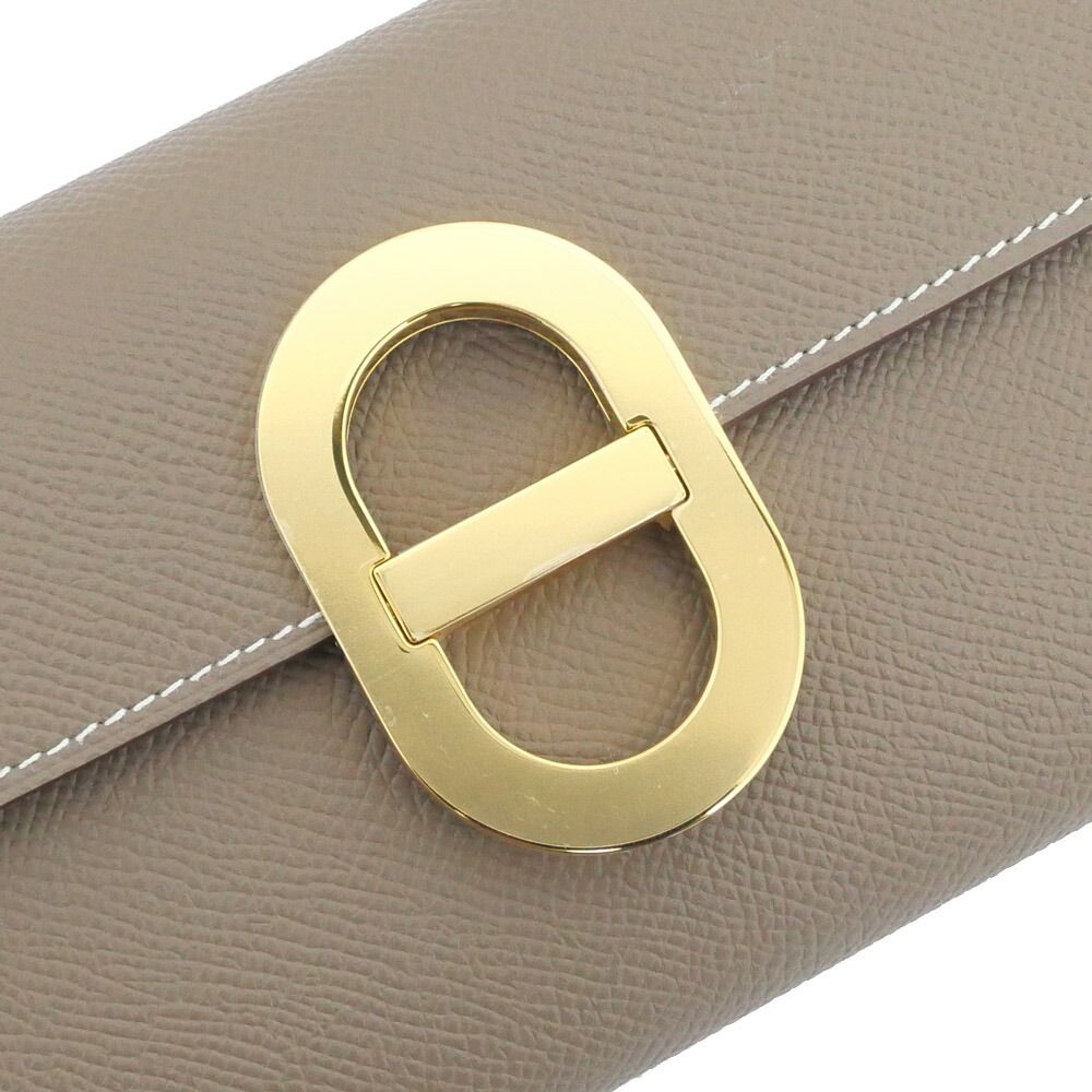 Hermes Chaine D'ancre to Go Epsom Etoupe Gold Wallet — view 9