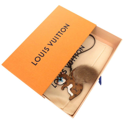 Louis Vuitton Bag Charm Squirol LV Furry Friend Monogram Mink Squirrel Rat — view 2
