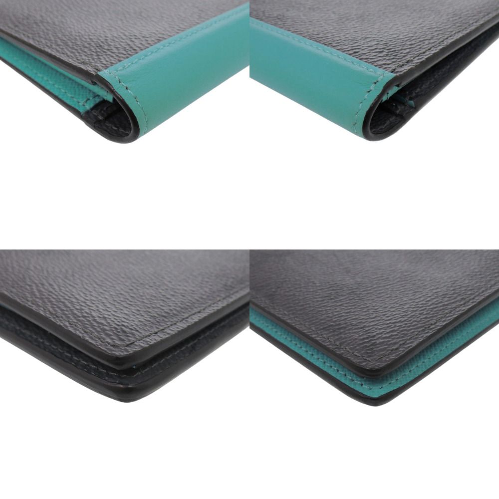 Louis Vuitton Portefeuille Brazza NM Monogram Eclipse IC Turquoise Gray Wallet — view 4