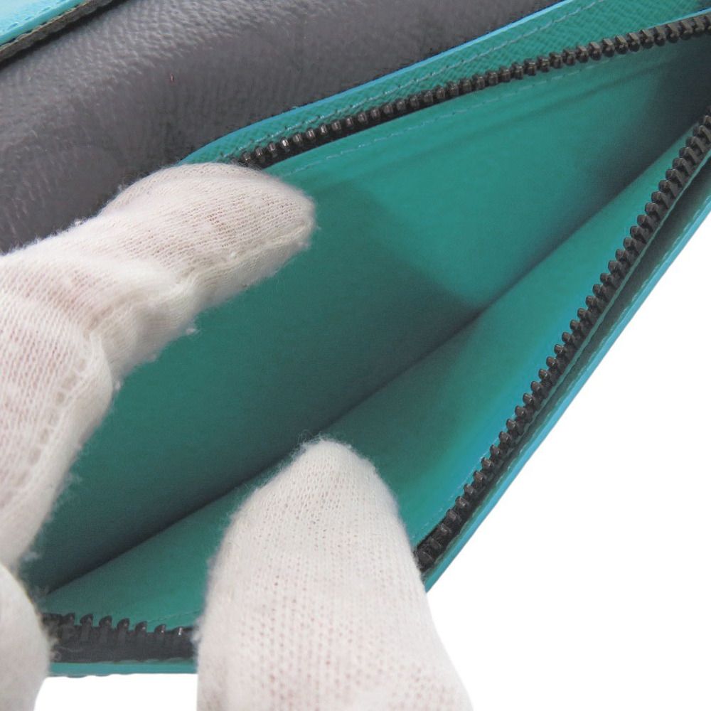 Louis Vuitton Portefeuille Brazza NM Monogram Eclipse IC Turquoise Gray Wallet — view 7