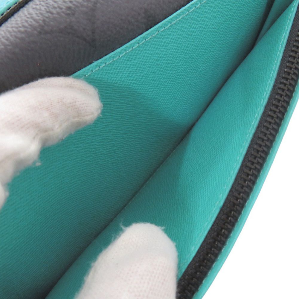 Louis Vuitton Portefeuille Brazza NM Monogram Eclipse IC Turquoise Gray Wallet — view 6