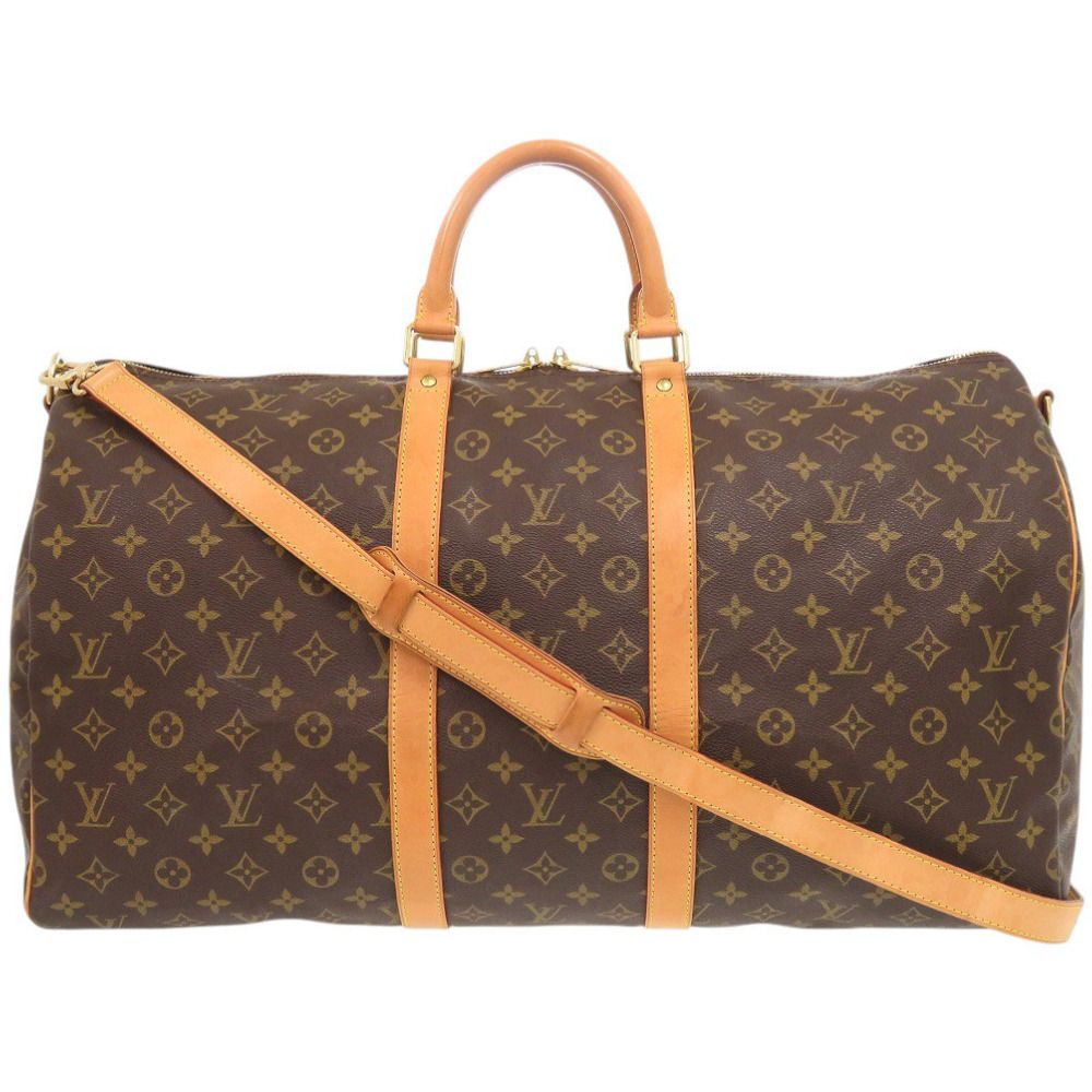 Louis Vuitton Keepall Bandouliere 55 Monogram Boston Bag