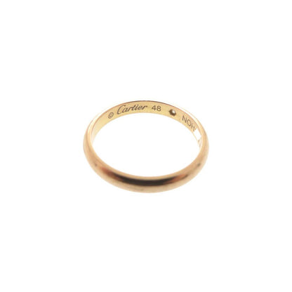 Cartier Wedding 48 18k Pink Gold Diamond Ring — view 6